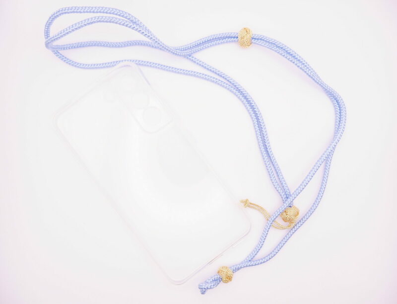 Bijou de téléphone bleu Bijoux de téléphone accessoire de téléphone cordon de téléphone