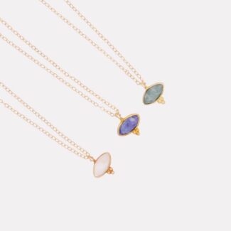 Collier oeil pierre