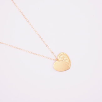 Collier médaillon coeur Beldi